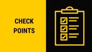 check points