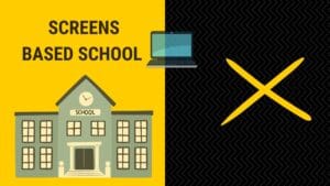 screens based school